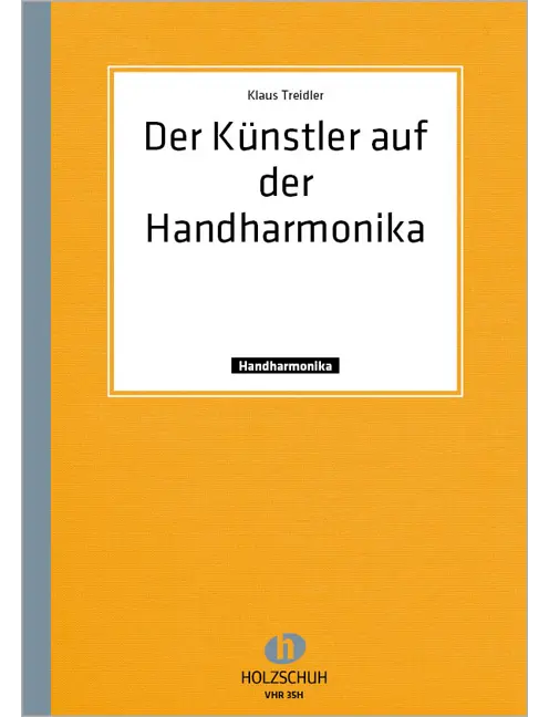 Der Künstler auf der Handharmonika